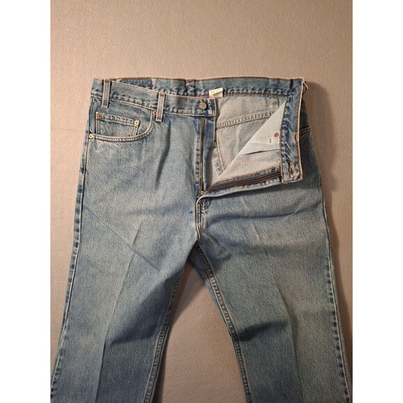 Vintage Levi's 505 Regular Fit Straight Leg Jeans Men's 38/30 Blue 1999 90s - Picture 8 of 15